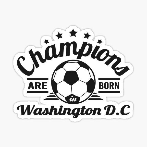 Item preview, Champions Are Born In Washington D.C , Soccer fans vintage gift designed and sold by lamjar-art.