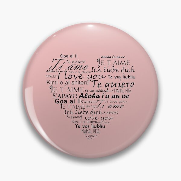 Item preview, Heart I love you in other languages designed and sold by Pendientera.