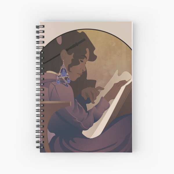 Sorcière lisant - Collection Magie Cahier à spirale