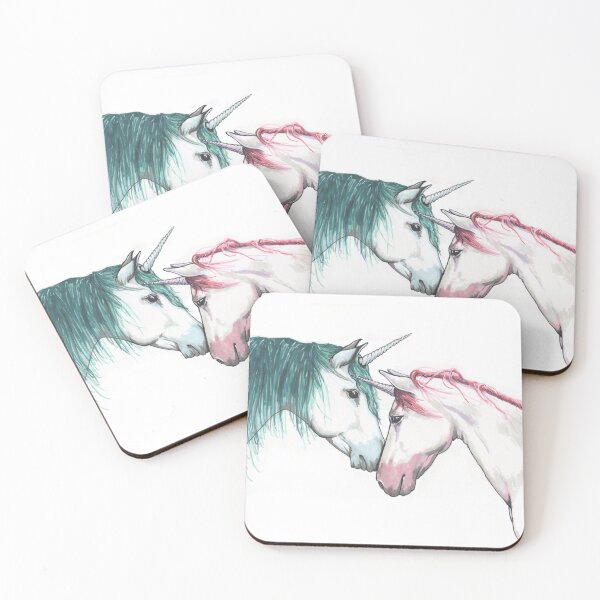 Item preview, Unicorns in love designed and sold by Pendientera.