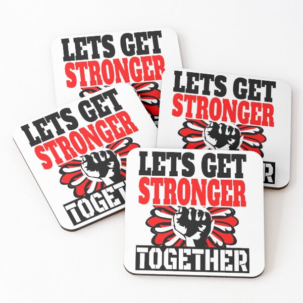 Item preview, lets get stronger together  designed and sold by Recoshet.