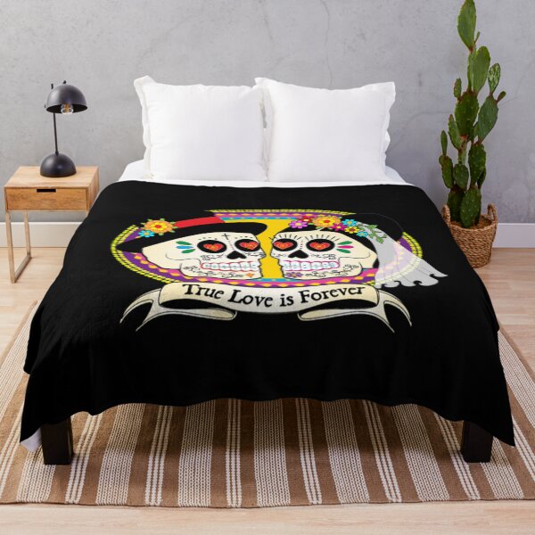 Item preview, Mexican Sugar Skull in LOVE Illustration designed and sold by SimplePickUps.