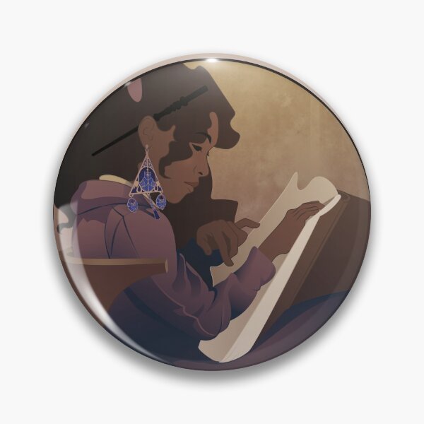 Sorcière lisant - Collection Magie Badge