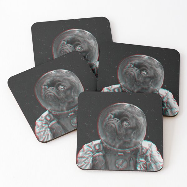 Item preview, Astronaut pug designed and sold by ESCAPZ.