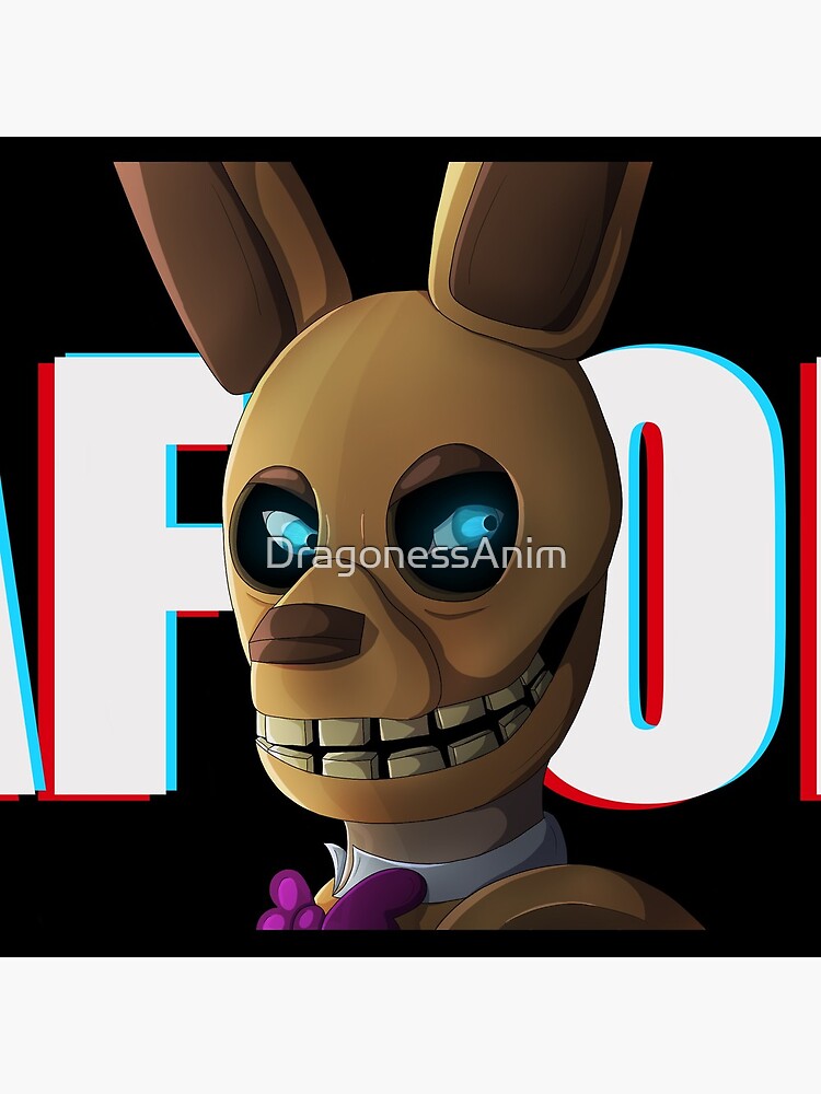 William Afton & Henry Emily, Spring Bonnie & Fredbear Poster for Sale by  DragonessAnim