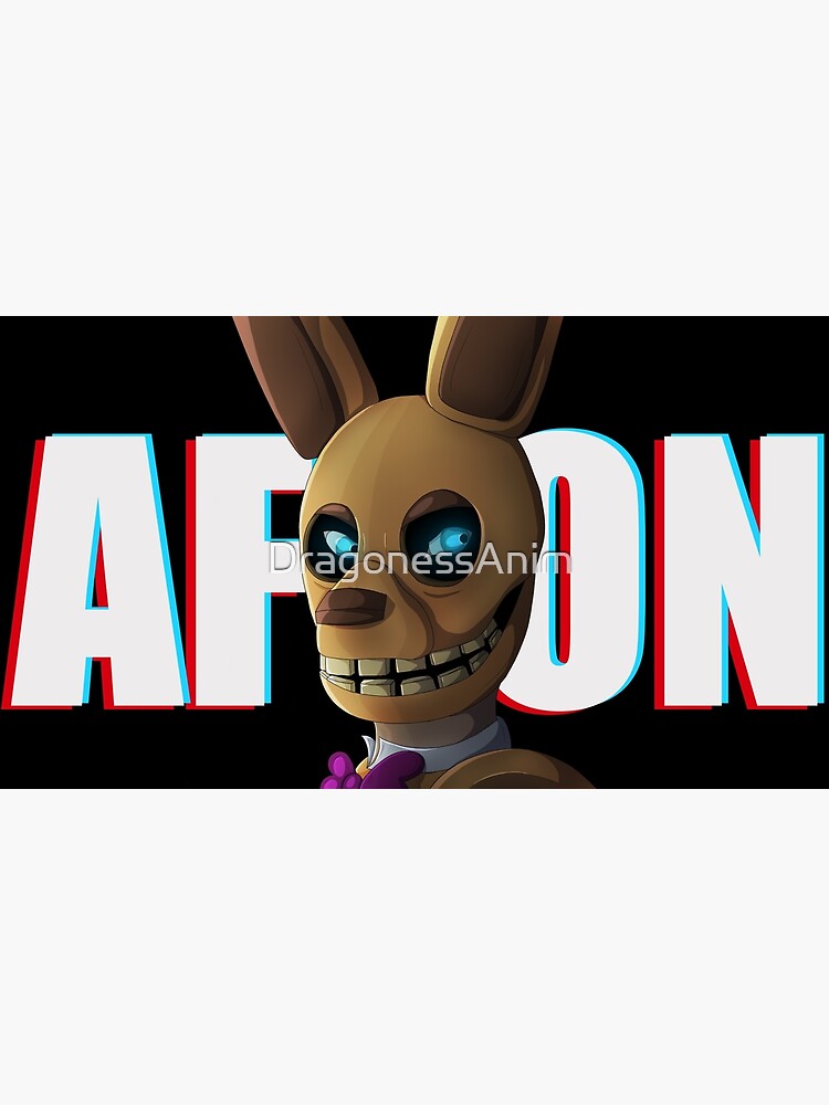 William Afton & Henry Emily, Spring Bonnie & Fredbear Poster for Sale by  DragonessAnim