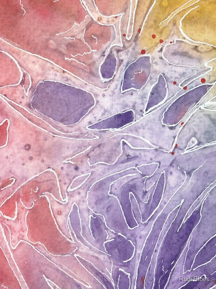 Thumbnail 4 of 4, iPhone Case, Organic abstract aquarel 13 designed and sold by Rudi-Bloes.