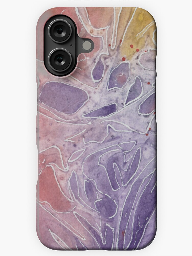 Thumbnail 1 of 4, iPhone Case, Organic abstract aquarel 13 designed and sold by Rudi-Bloes.