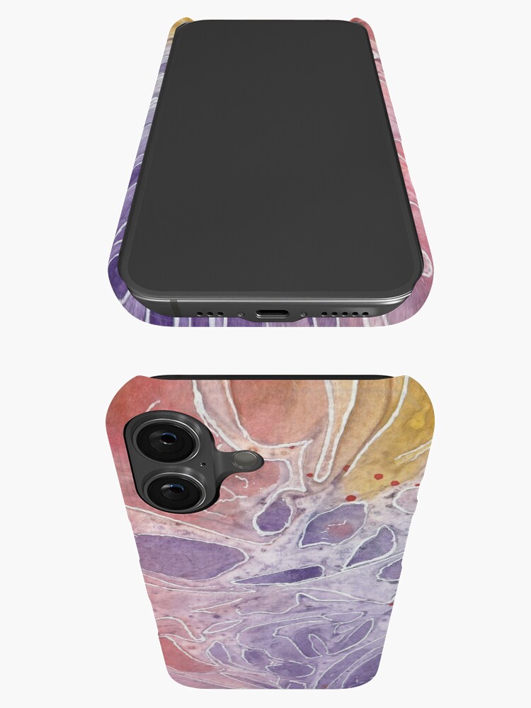 Thumbnail 3 of 4, iPhone Case, Organic abstract aquarel 13 designed and sold by Rudi-Bloes.