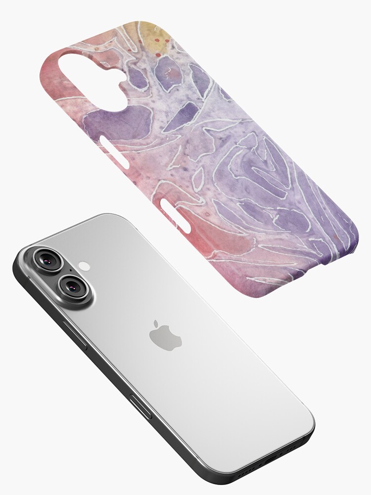 Thumbnail 2 of 4, iPhone Case, Organic abstract aquarel 13 designed and sold by Rudi-Bloes.