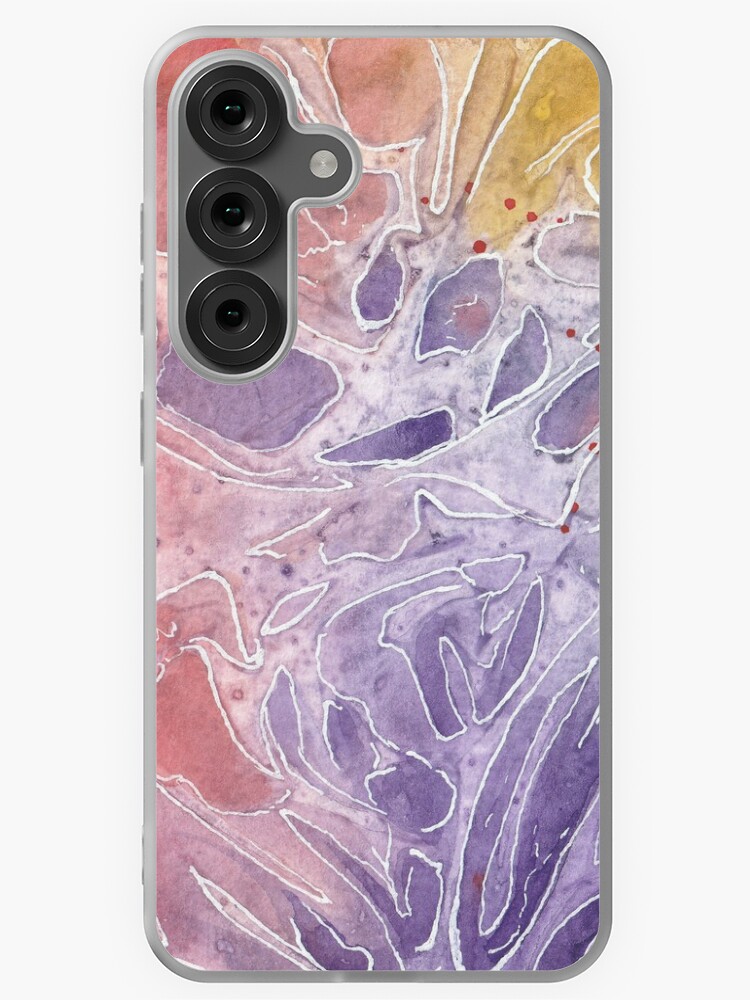 Thumbnail 1 of 4, Samsung Galaxy Phone Case, Organic abstract aquarel 13 designed and sold by Rudi-Bloes.