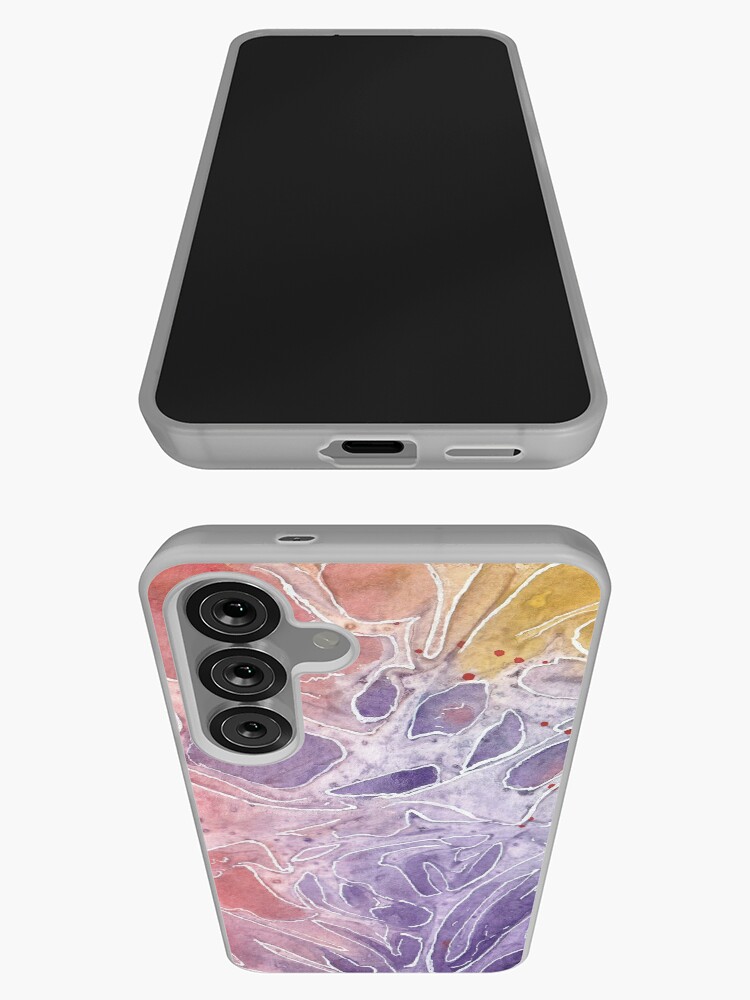 Thumbnail 3 of 4, Samsung Galaxy Phone Case, Organic abstract aquarel 13 designed and sold by Rudi-Bloes.