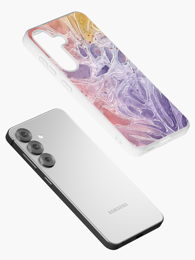 Thumbnail 2 of 4, Samsung Galaxy Phone Case, Organic abstract aquarel 13 designed and sold by Rudi-Bloes.