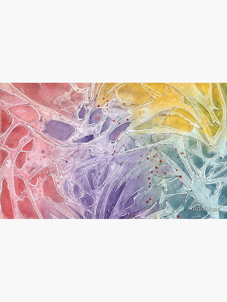 Thumbnail 6 of 6, Coffee Mug, Organic abstract aquarel 13 designed and sold by Rudi-Bloes.
