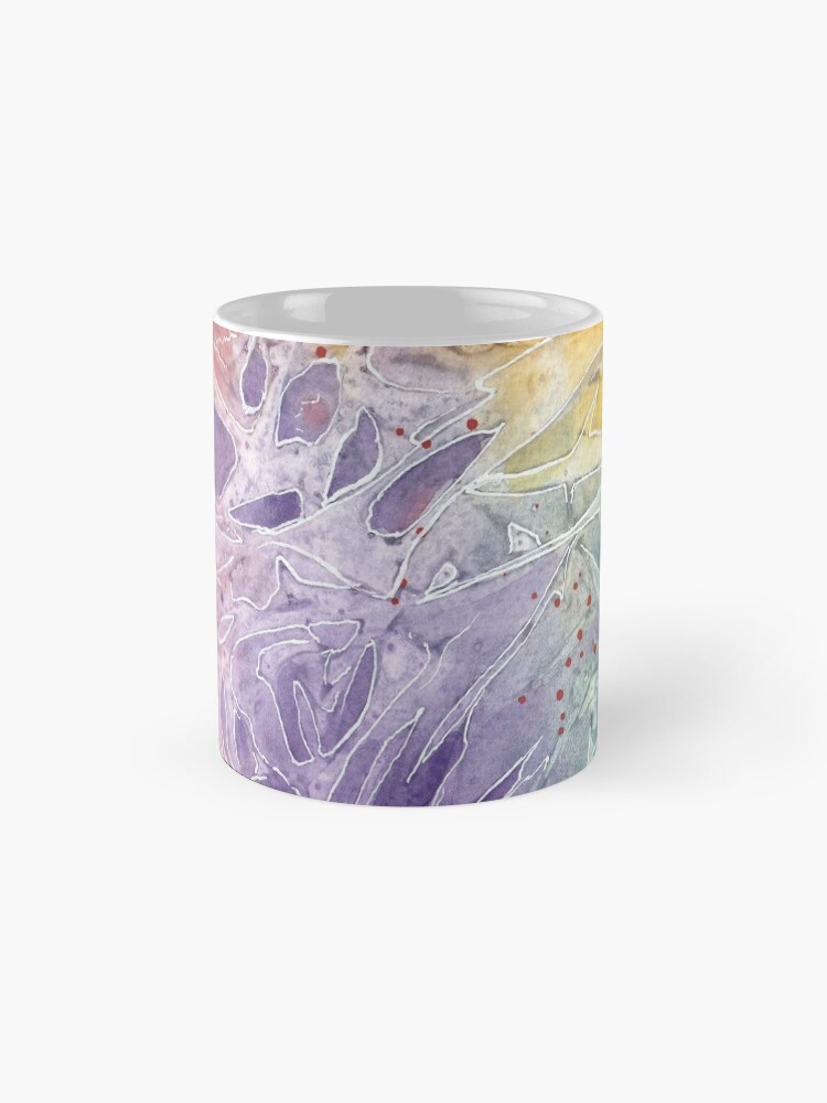 Thumbnail 4 of 6, Coffee Mug, Organic abstract aquarel 13 designed and sold by Rudi-Bloes.