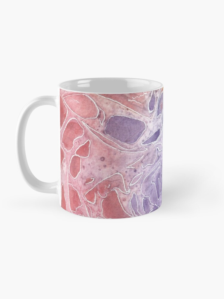 Thumbnail 3 of 6, Coffee Mug, Organic abstract aquarel 13 designed and sold by Rudi-Bloes.