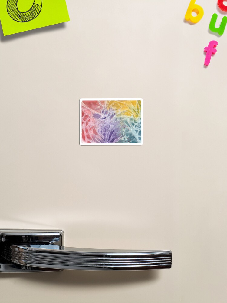 Thumbnail 1 of 3, Magnet, Organic abstract aquarel 13 designed and sold by Rudi-Bloes.