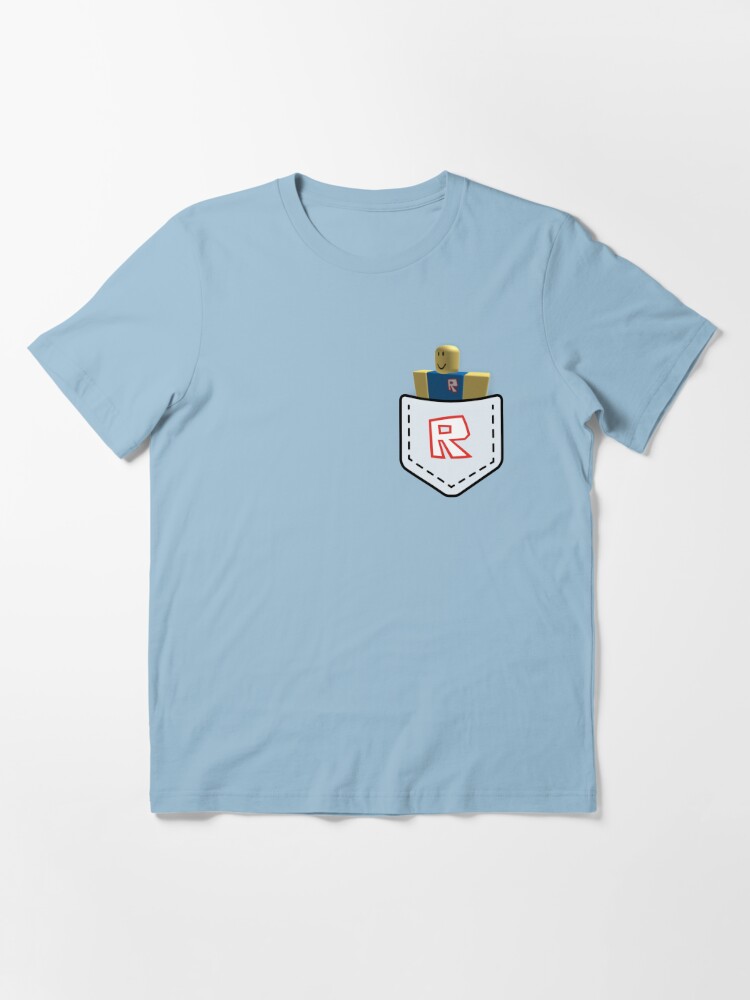 Roblox Noob In Pocket T Shirt By Candyacid Redbubble - pocket on shirt roblox