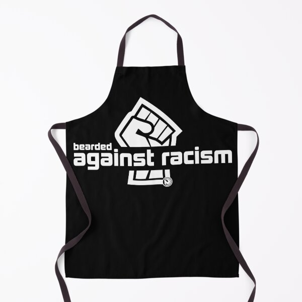 Item preview, bearded against racism designed and sold by netrok.