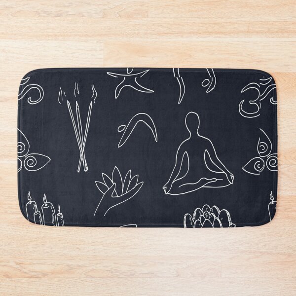 Item preview, Yoga doodle line art pattern beyond gangster yoga life  designed and sold by baligaia.
