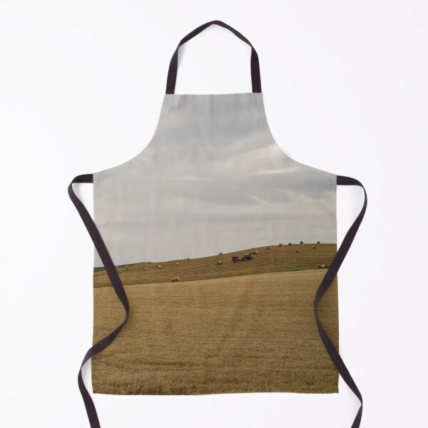 Item preview, Farming by the Castle - Golden Wheat Harvest and Evocative Dunnottar Ruins designed and sold by Georgia Mizuleva.