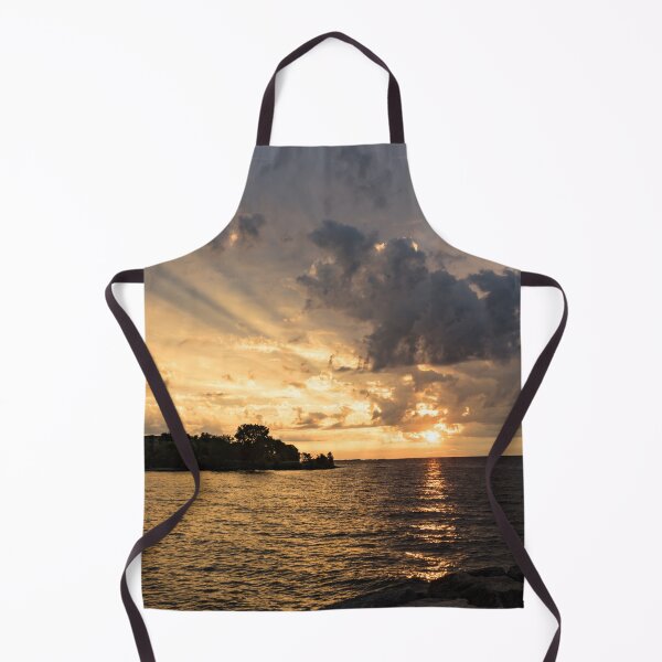 Item preview, Rough Sunrise - Golden God Rays and Purple Clouds designed and sold by Georgia Mizuleva.