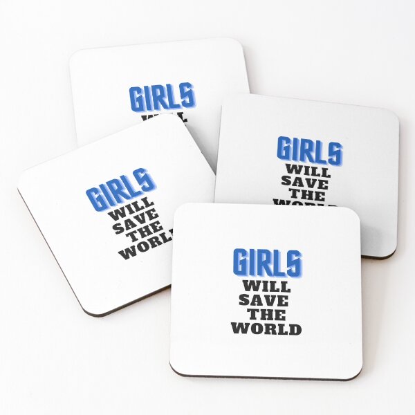 Item preview, Girls Will Save the World designed and sold by FroMari.