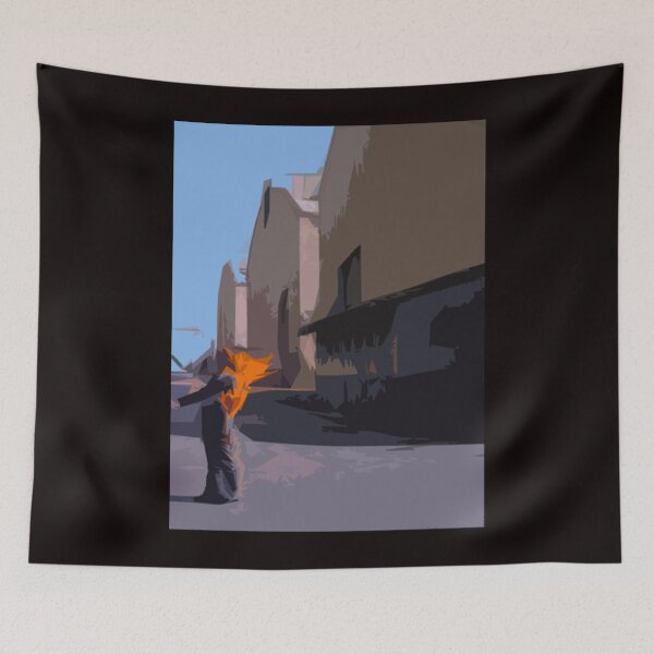 Item preview, Pink Floyd Wish You Were Here fire designed and sold by RockSaltPink.