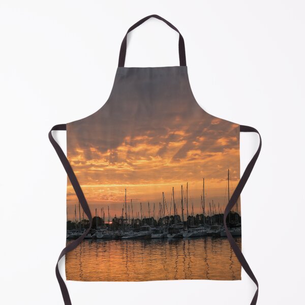 Item preview, Just a Sliver of the Sun - Sunrise God Rays at the Marina designed and sold by Georgia Mizuleva.