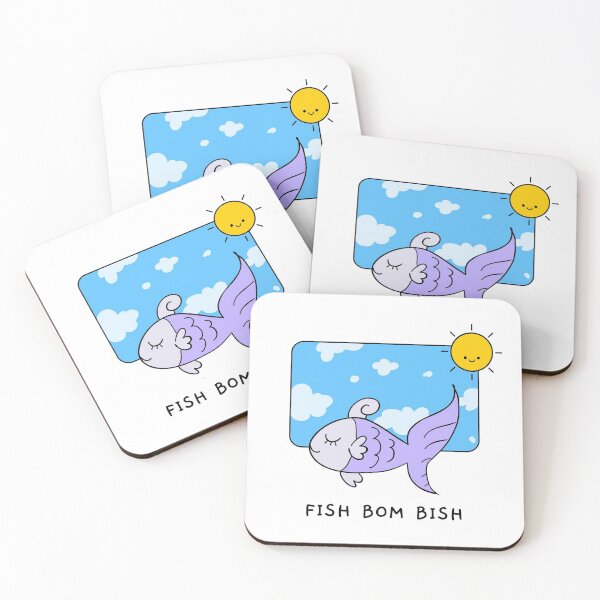 Item preview, Fish Bom Bish Cute Childrens Kids Play School Nursery Artwork designed and sold by CreatedbyJR.