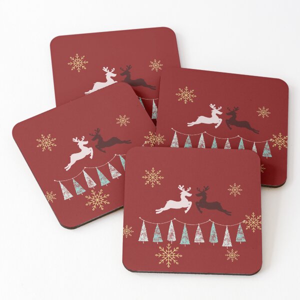 Item preview, Cozy deer couple, Christmas and love, Christmas decoration for home designed and sold by BalmyBell.