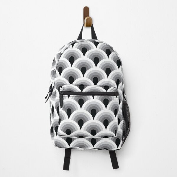 Item preview, Retro Fish Scale Pattern in Black and White designed and sold by hobrath.