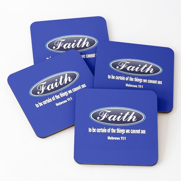 Item preview, Hebrews 11-1 Faith is the confidence that what we hope for will actually happen; designed and sold by BibleGears.