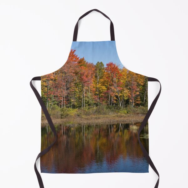 Item preview, Fall Foliage Lakeshore - Northern Ontario Canada Wooded Lake designed and sold by Georgia Mizuleva.