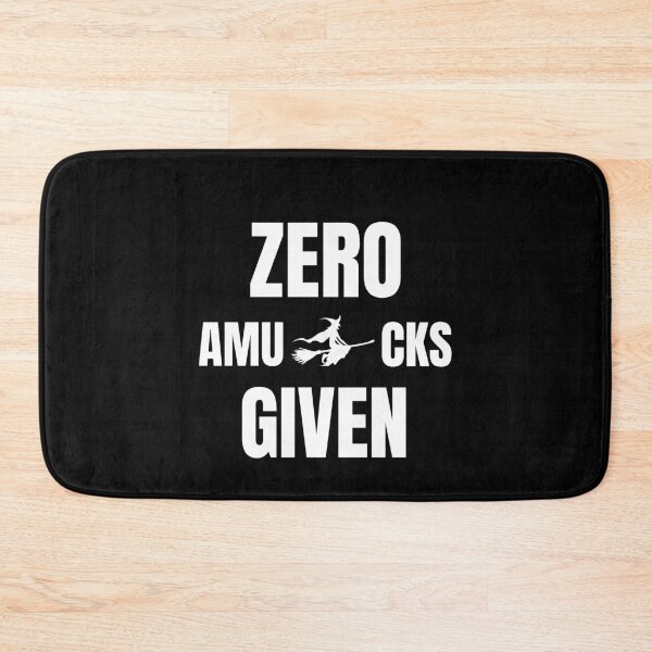 Item preview, Zero Amucks Given designed and sold by Billie Sims.