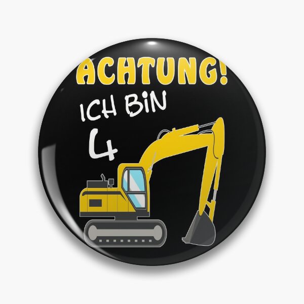 Item preview, 4th birthday I am 4 years old excavator construction site boy designed and sold by Renergie.