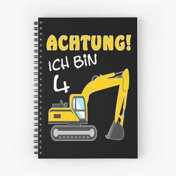 Item preview, 4th birthday I am 4 years old excavator construction site boy designed and sold by Renergie.