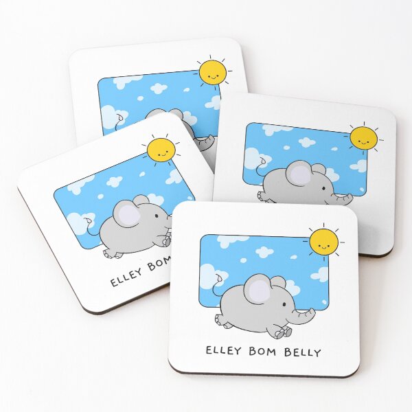 Item preview, Elley Bom Belly Cute Childrens Kids Play School Nursery Artwork designed and sold by CreatedbyJR.