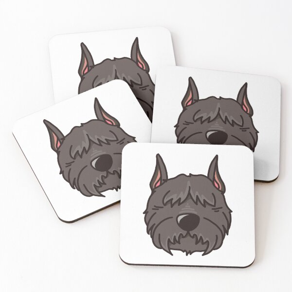 Item preview, Bouvier des Flandres Dog Head designed and sold by KARAKATE.