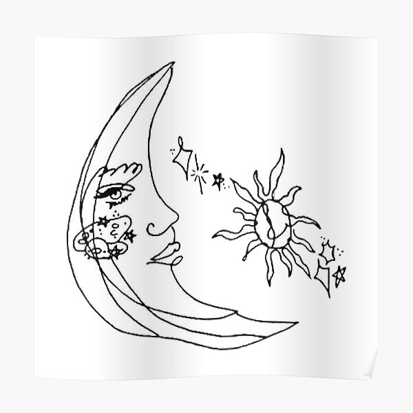 tatuaje de ariana moon Póster