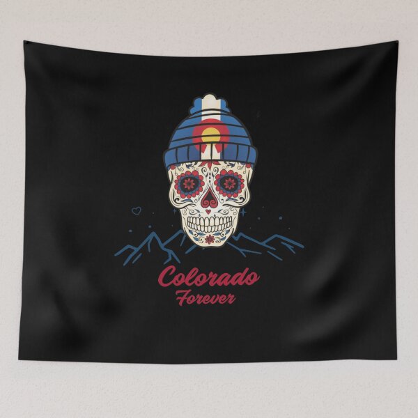 Item preview, Colorado Sugar Skull Spread Love designed and sold by SimplePickUps.