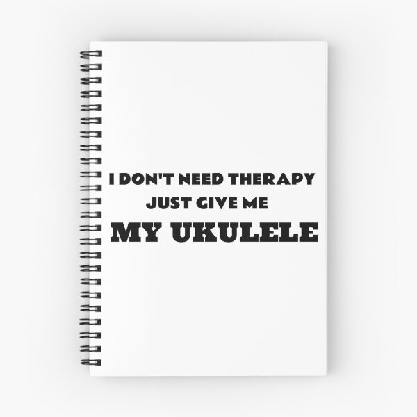 Item preview, I Don't Need Therapy- Just Give Me My Ukulele designed and sold by joabaj.
