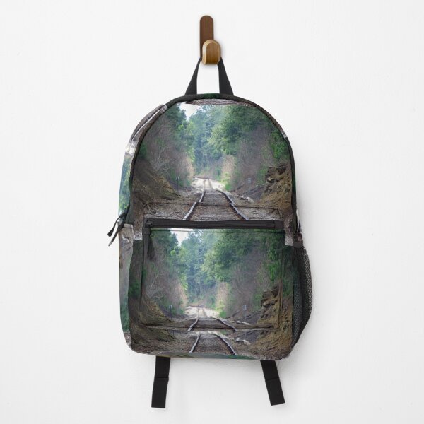 Item preview, Perspective Cool Train Track Photography Mountain Side Railroad Art designed and sold by tamdevo1.
