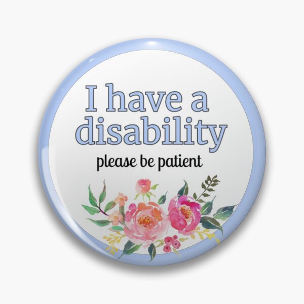 Item preview, invisible disability designed and sold by pepperlex99.