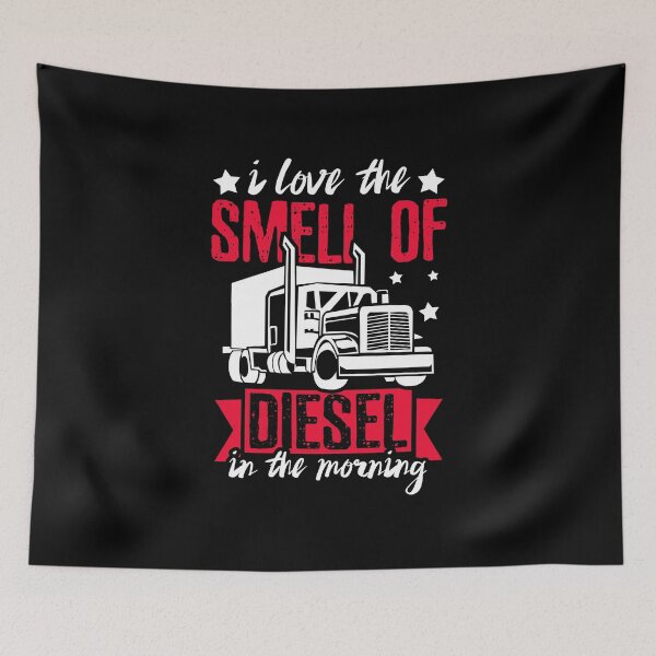 Item preview, I love the smell of diesel in the morning trucker designed and sold by DoSt-997.