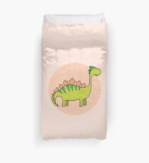 Grüner Dinosaurier Bettbezug