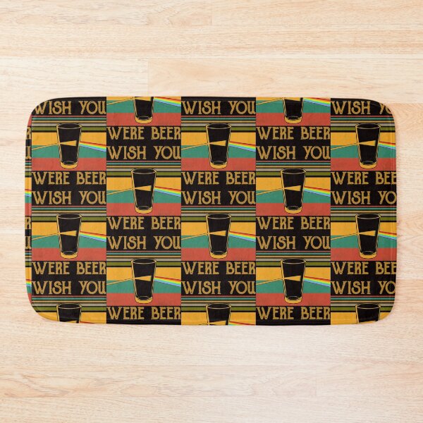 Item preview, Wish You Were Beer vintage retro designed and sold by RockSaltPink.