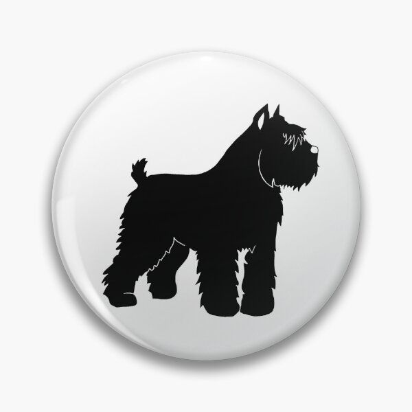 Item preview, Bouvier des Flandres dog outline designed and sold by KARAKATE.