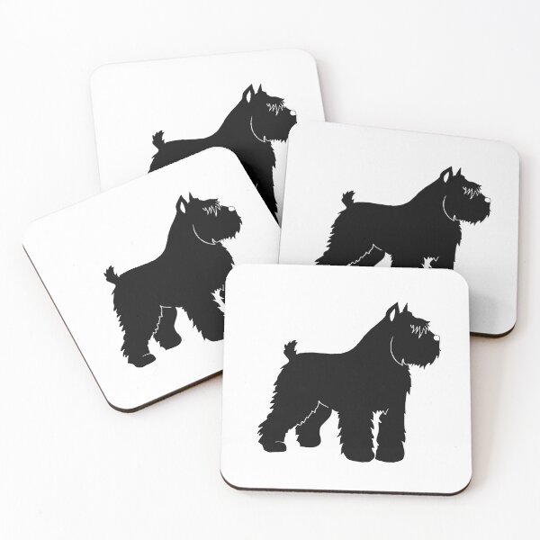 Item preview, Bouvier des Flandres dog outline designed and sold by KARAKATE.