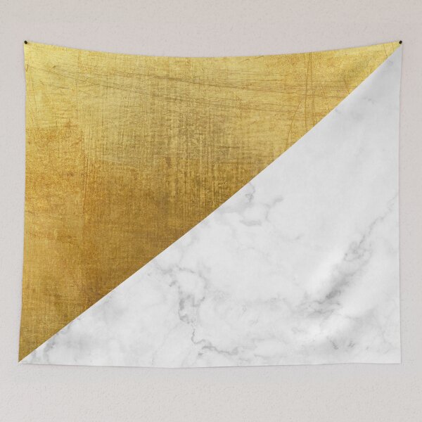 Item preview, gold pallet and white marble / beautiful pattern designed and sold by SpicyCherrys.